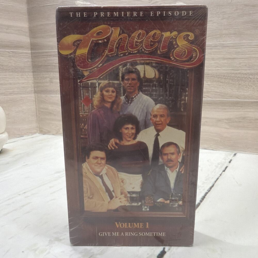 Cheers VHS 1982 Sitcom Premiere Episode Volume 1 Paramount TV Show Sealed